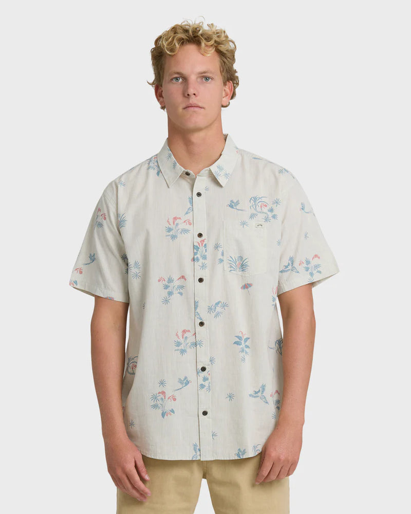 Load image into Gallery viewer, Billabong Men's Sundays Mini Short Sleeve Shirt Stone 24A041506-STN
