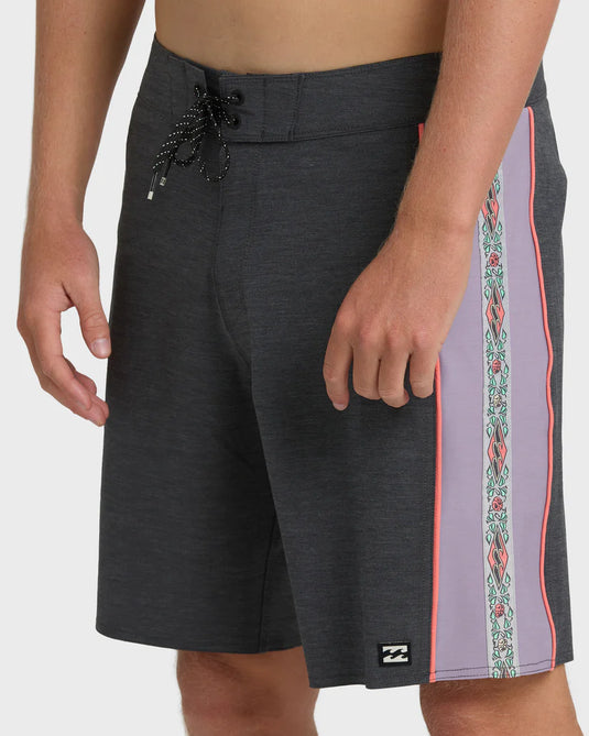 Billabong Men's Dbah Pro 19" Boardshorts Black Vintage 24A081609-BVI