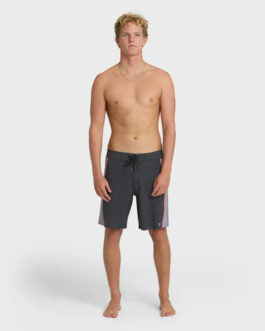 Billabong Men's Dbah Pro 19" Boardshorts Black Vintage 24A081609-BVI
