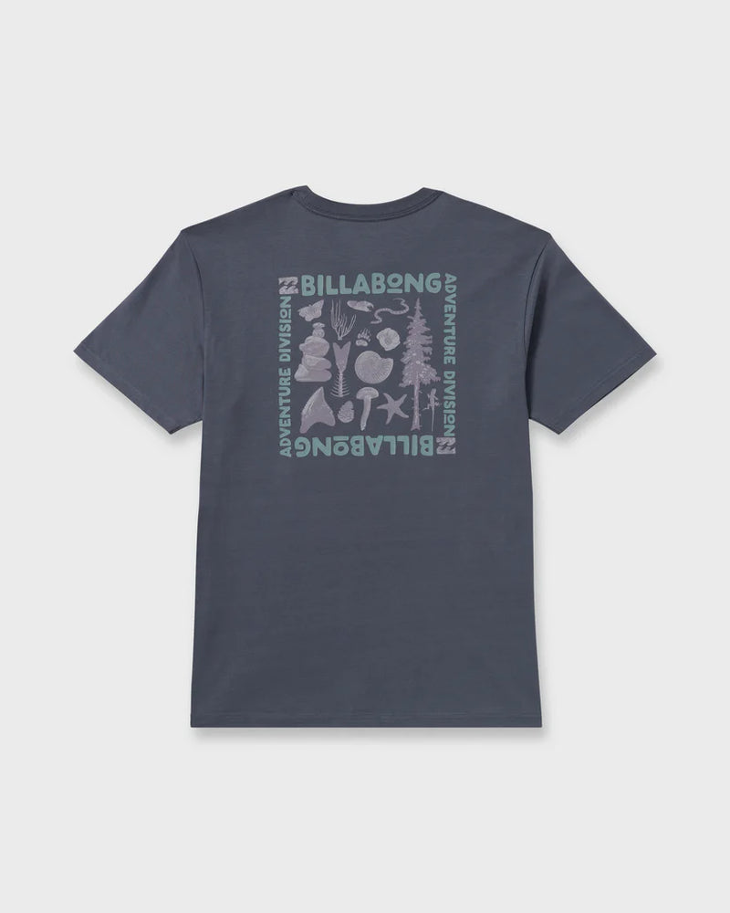 Load image into Gallery viewer, Billabong Men's Trail A/Div Short Sleeve T-Shirt Midnight Blue 24A503506-MDB
