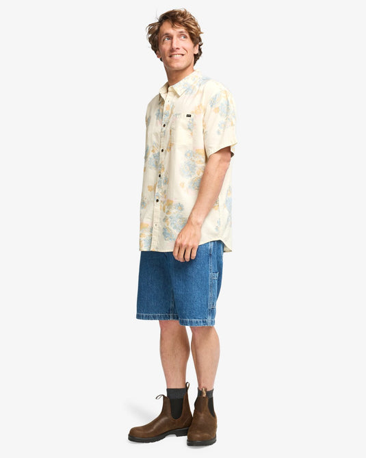 Billabong Men's Sundays Short Sleeve Shirt Chino 24A041505-CNO