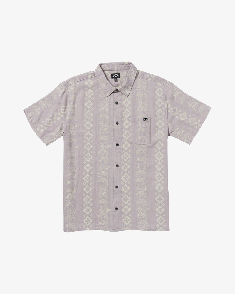 Load image into Gallery viewer, Billabong Men&#39;s Sundays Jacquard Short Sleeves Shirt Light Purple 24A041507-LPU
