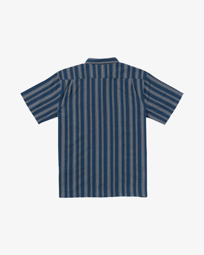Load image into Gallery viewer, Billabong Men&#39;s Sundays Jacquard Short Sleeve Shirt Midnight 24A041507-MID
