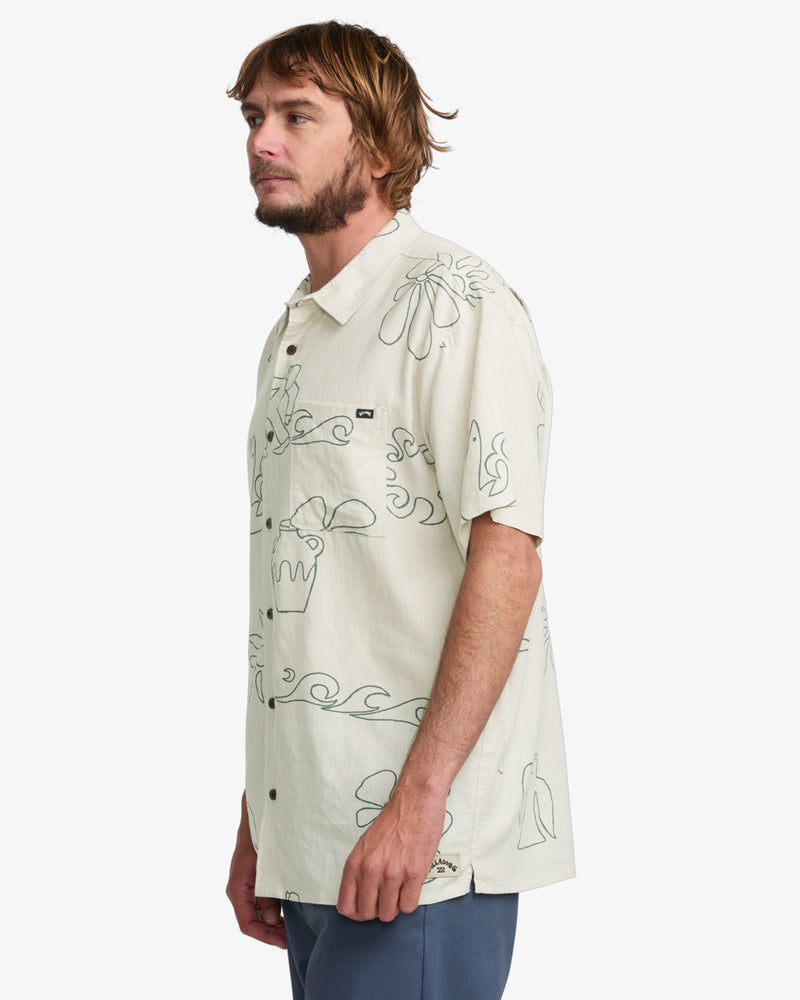 Load image into Gallery viewer, Billabong Men&#39;s Together Short Sleeves Shirt Chino 24A041515-CHI
