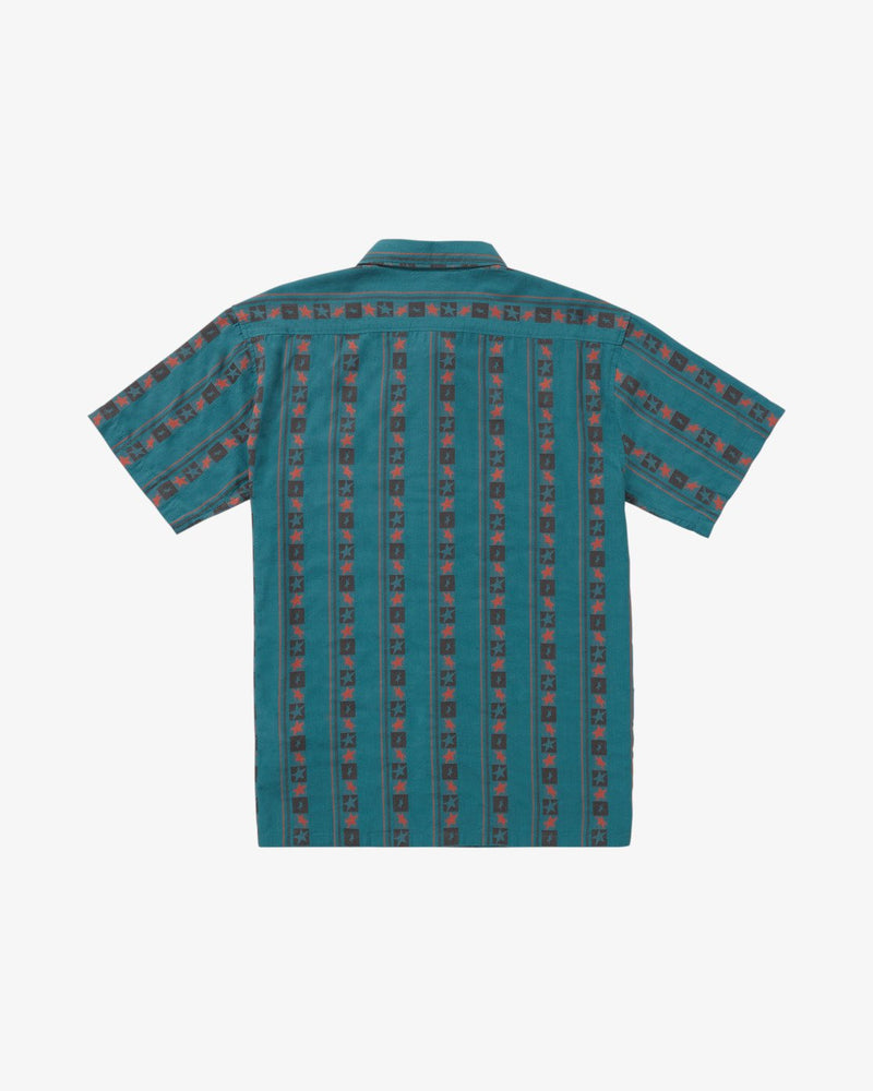 Load image into Gallery viewer, Billabong Men&#39;s Mami Wata Star Short Sleeve Shirt Teal 24A042501_TEA
