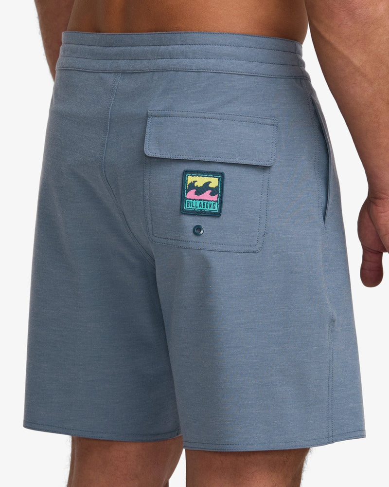 Load image into Gallery viewer, Billabong Men&#39;s Every Other Day 17.5&quot; Lo Tides Boardshorts Blue Fog 24A081513-BFG

