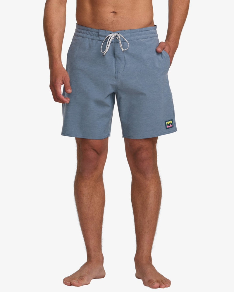Load image into Gallery viewer, Billabong Men&#39;s Every Other Day 17.5&quot; Lo Tides Boardshorts Blue Fog 24A081513-BFG
