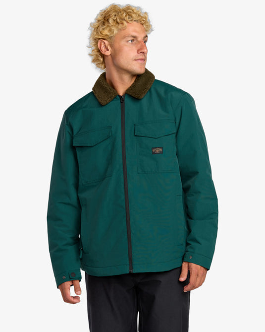 Billabong Men's Outpost 10K Waterproof Jacket Spruce Green 24A153502-SUG