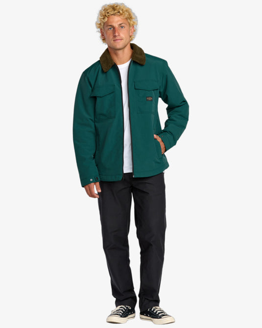 Billabong Men's Outpost 10K Waterproof Jacket Spruce Green 24A153502-SUG