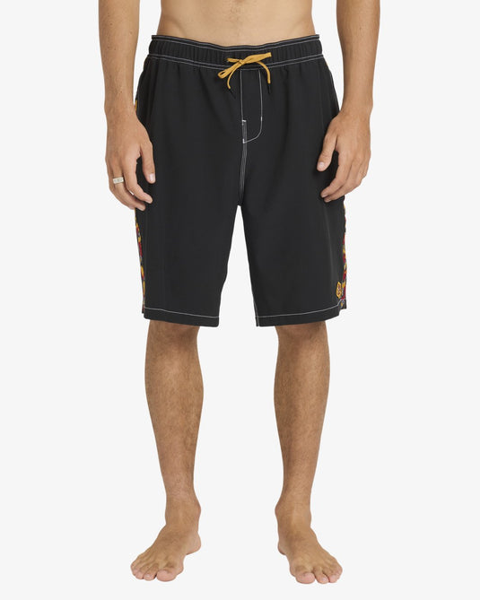 Billabong Otis Estuary Layback Boardshorts Black 24A256180-BLK