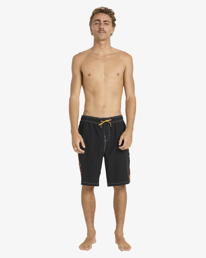 Load image into Gallery viewer, Billabong Otis Estuary Layback Boardshorts Black 24A256180-BLK
