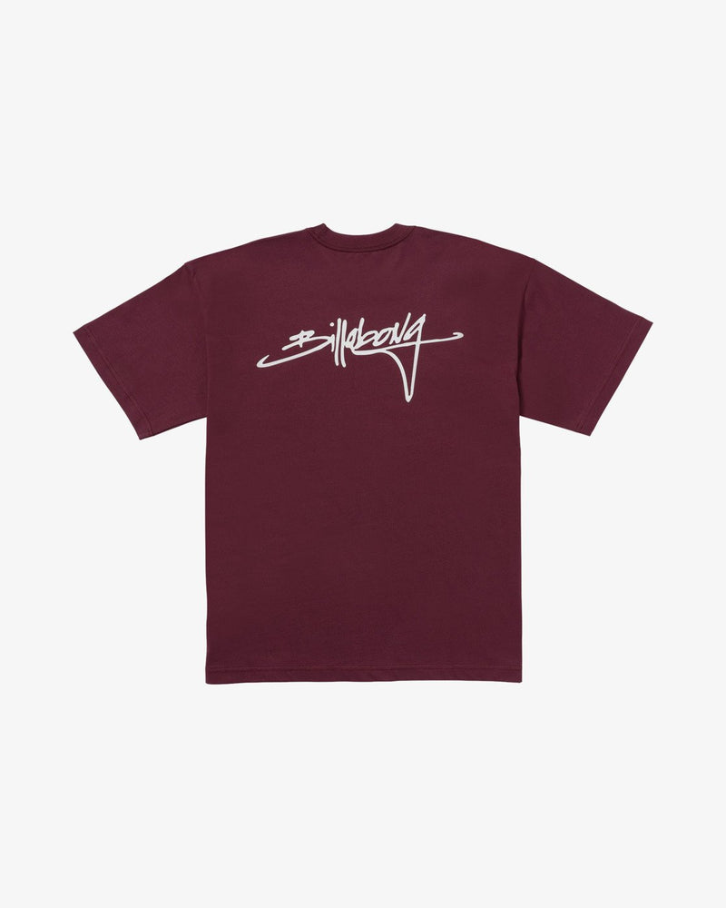 Load image into Gallery viewer, Billabong Men&#39;s Trucker Short Sleeves T-Shirt Plum 24A351532-PLM
