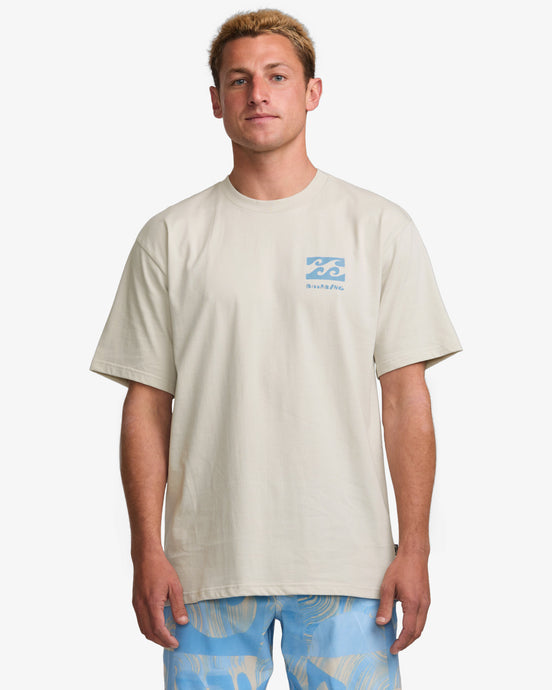 Billabong Men's Elements Short Sleeves T-Shirt Stone 24A351535_STN