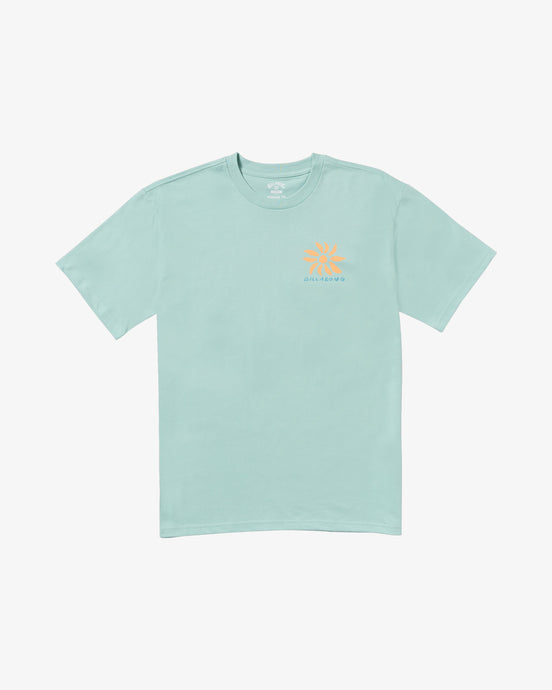 Billabong Men's Sunshine Short Sleeves T-Shirt Green Tea 24A351536-GRT