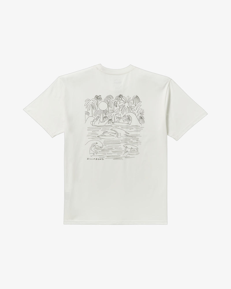 Load image into Gallery viewer, Billabong Men&#39;s Scenes Regular T-Shirt Off White 24A353521-OFW
