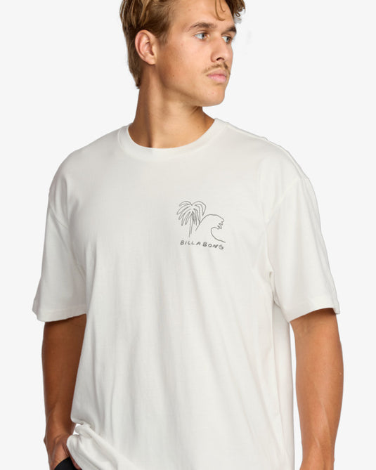 Billabong Men's Scenes Regular T-Shirt Off White 24A353521-OFW