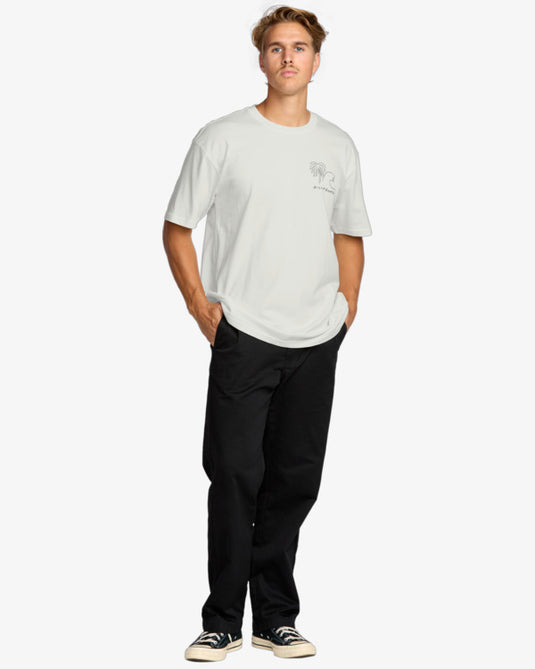 Billabong Men's Scenes Regular T-Shirt Off White 24A353521-OFW