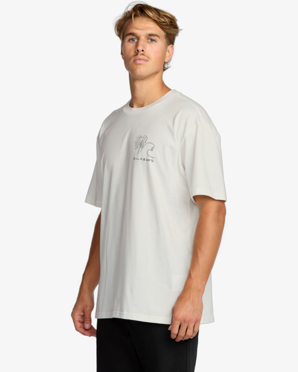 Load image into Gallery viewer, Billabong Men&#39;s Scenes Regular T-Shirt Off White 24A353521-OFW
