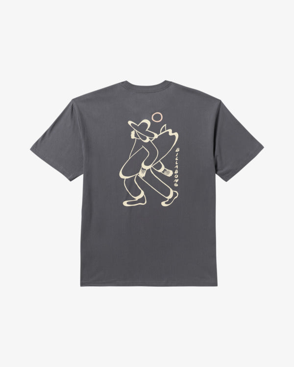 Load image into Gallery viewer, Billabong Men&#39;s Up The Beach Regular T-Shirt Char 24A353523-CRC
