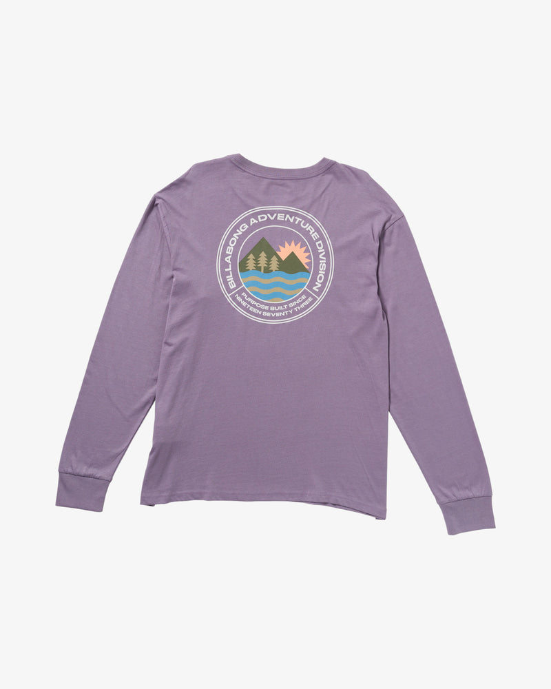 Load image into Gallery viewer, Billabong Men&#39;s Rockies Long Sleeves T-Shirt Lavender 23A361504_LAV
