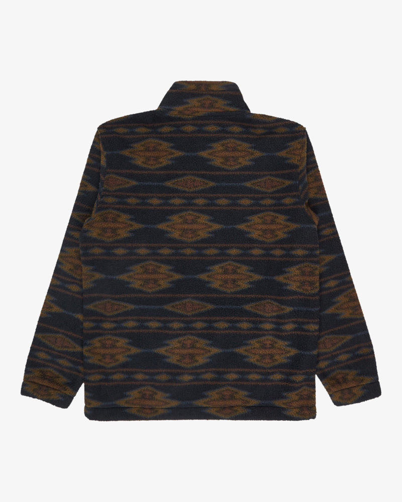 Load image into Gallery viewer, Billabong Men's Boundary Half Zip Mock Neck Fleece Black1 24A411507-BK1
