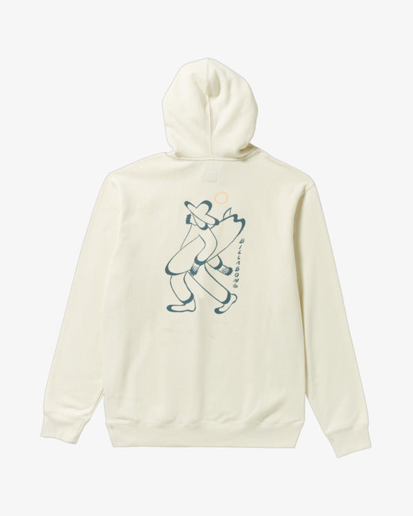 Load image into Gallery viewer, Billabong Men&#39;s Up The Beach Hoodie Off White 24A413506-OFW
