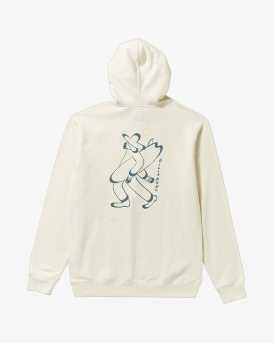 Billabong Men's Up The Beach Hoodie Off White 24A413506-OFW