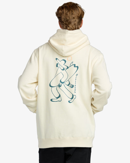 Billabong Men's Up The Beach Hoodie Off White 24A413506-OFW