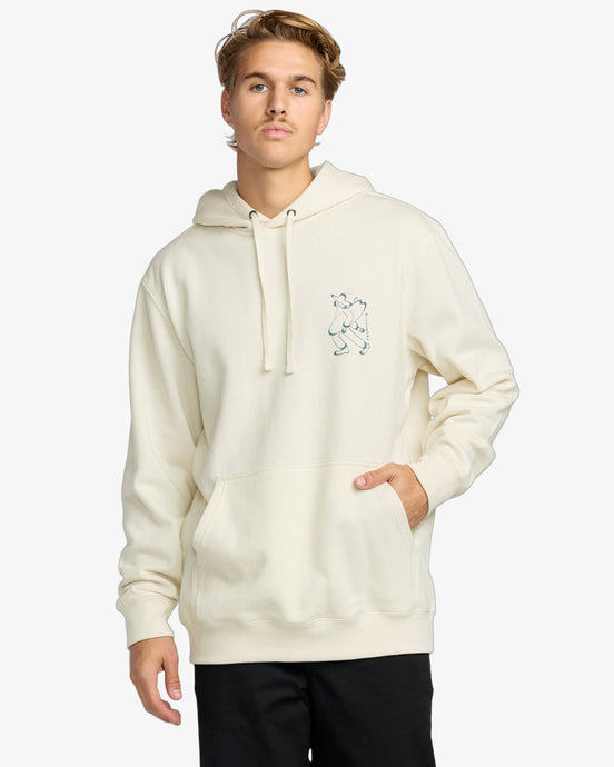 Billabong Men's Up The Beach Hoodie Off White 24A413506-OFW
