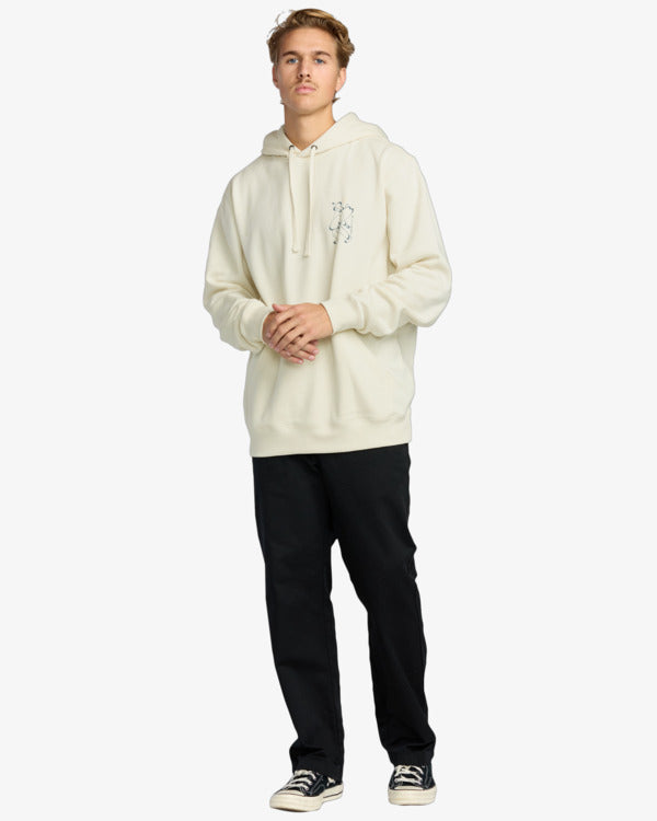 Load image into Gallery viewer, Billabong Men&#39;s Up The Beach Hoodie Off White 24A413506-OFW
