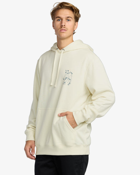 Billabong Men's Up The Beach Hoodie Off White 24A413506-OFW