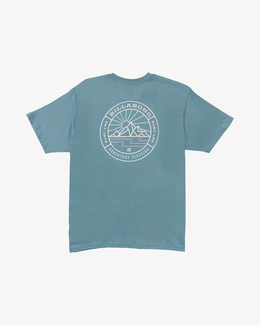 Billabong Men's Rockies Short Sleeve T-Shirt Glacier Blue 24A501540-GLB
