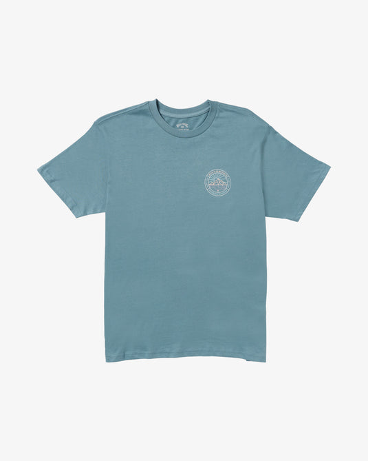 Billabong Men's Rockies Short Sleeve T-Shirt Glacier Blue 24A501540-GLB