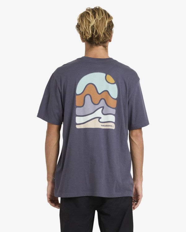 Load image into Gallery viewer, Billabong Men's Sun Down A/DIV Premium Short Sleeve T-Shirt Graystone 24A501604-GRST
