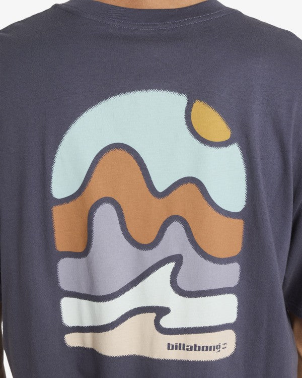 Load image into Gallery viewer, Billabong Men's Sun Down A/DIV Premium Short Sleeve T-Shirt Graystone 24A501604-GRST
