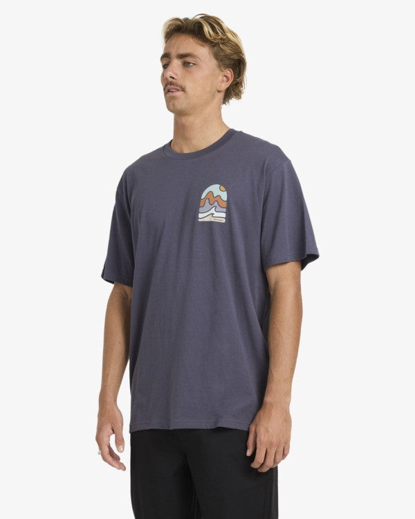 Load image into Gallery viewer, Billabong Men's Sun Down A/DIV Premium Short Sleeve T-Shirt Graystone 24A501604-GRST
