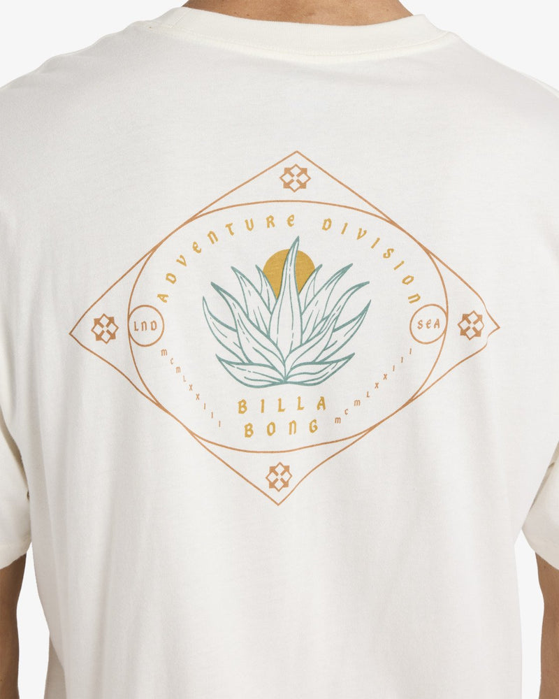 Load image into Gallery viewer, Billabong Men's Agave A/DIV Premium Short Sleeve T-Shirt Off White 24A501607-OFW
