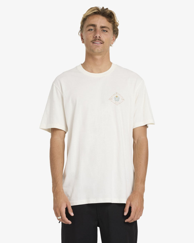 Load image into Gallery viewer, Billabong Men's Agave A/DIV Premium Short Sleeve T-Shirt Off White 24A501607-OFW
