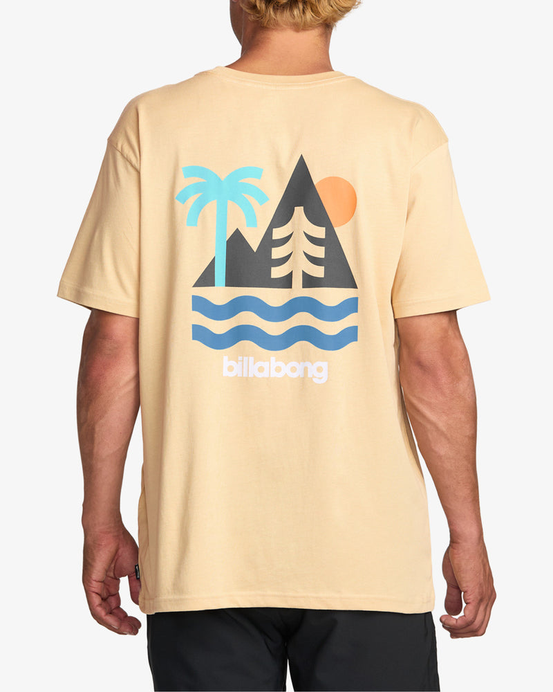 Load image into Gallery viewer, Billabong Men&#39;s Sundown Adiv Short Sleeve T-Shirt Desert 24A502502-DES
