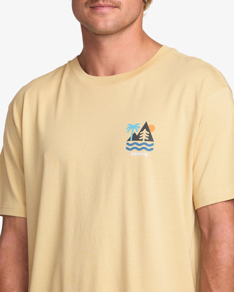 Load image into Gallery viewer, Billabong Men&#39;s Sundown Adiv Short Sleeve T-Shirt Desert 24A502502-DES
