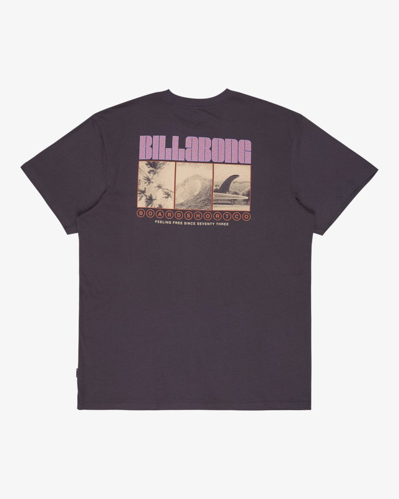 Load image into Gallery viewer, Billabong Men's Broadsheet Premium Short Sleeve T-Shirt Graystone 24A521608-GRST

