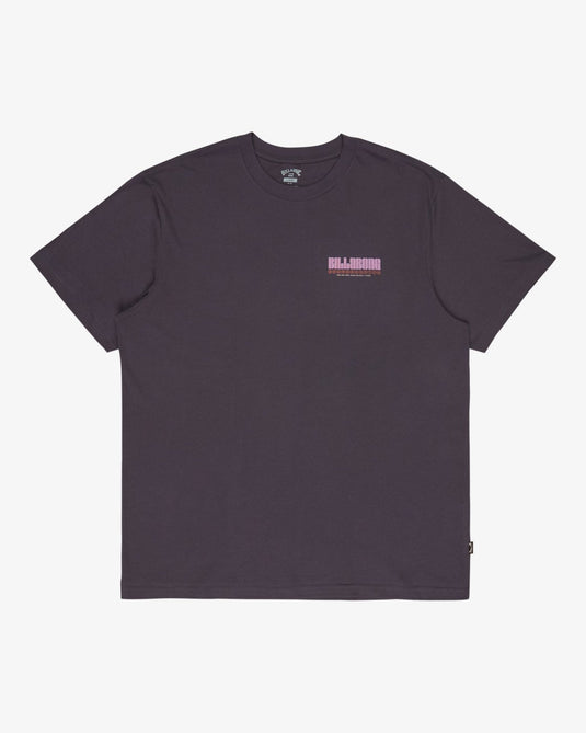 Billabong Men's Broadsheet Premium Short Sleeve T-Shirt Graystone 24A521608-GRST