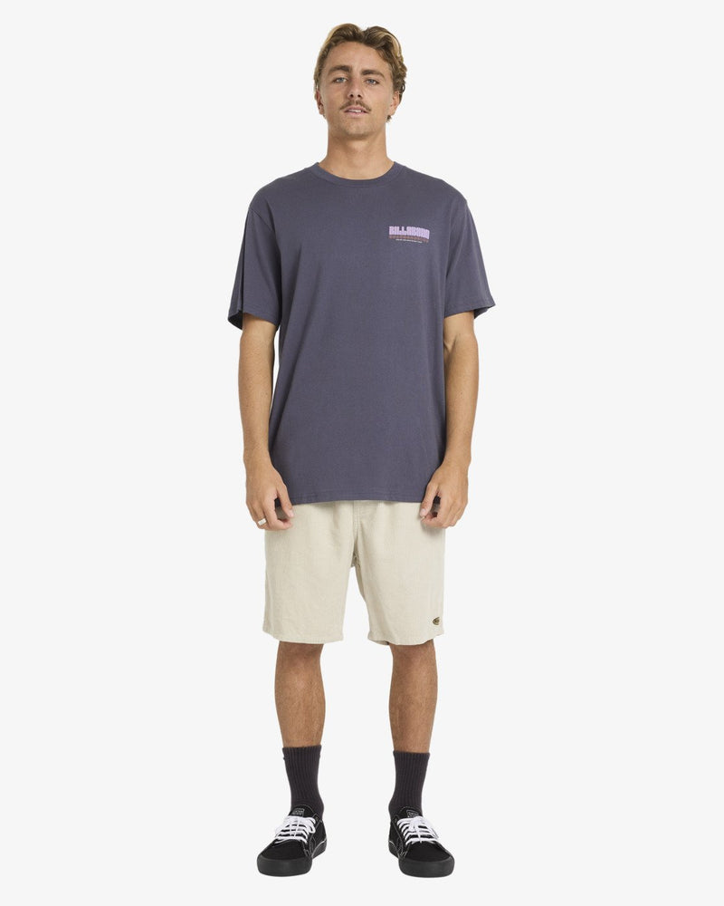Load image into Gallery viewer, Billabong Men's Broadsheet Premium Short Sleeve T-Shirt Graystone 24A521608-GRST
