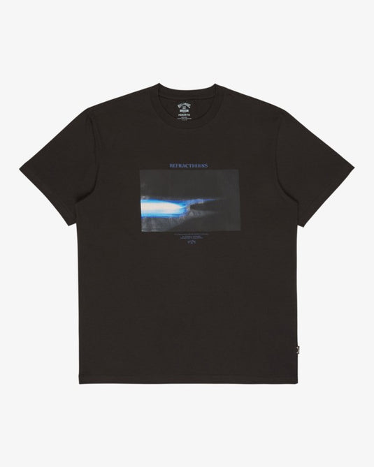 Billabong Men's Russell Spencer Night Surf Premium T-Shirt Black Vintage 24A521623-BVI