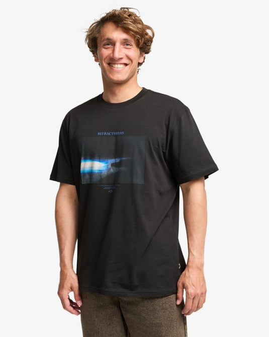 Billabong Men's Russell Spencer Night Surf Premium T-Shirt Black Vintage 24A521623-BVI
