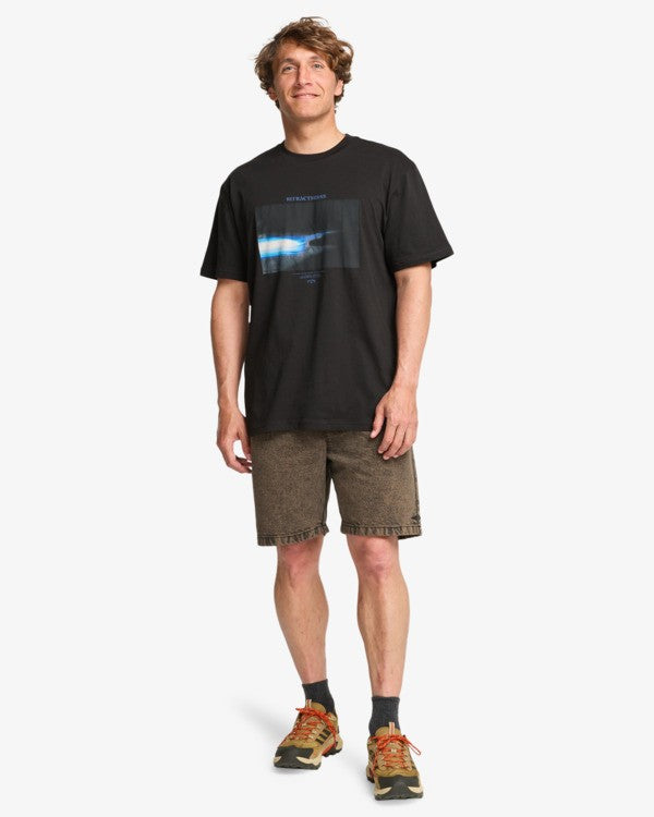 Load image into Gallery viewer, Billabong Men's Russell Spencer Night Surf Premium T-Shirt Black Vintage 24A521623-BVI
