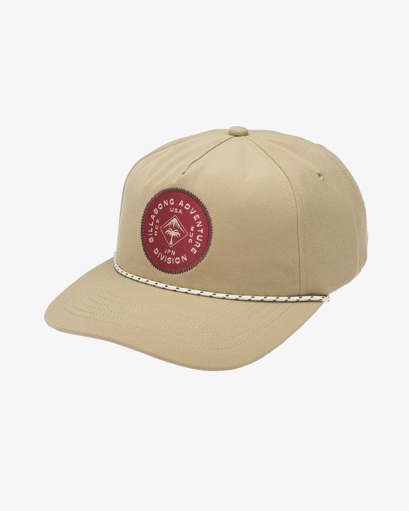 Load image into Gallery viewer, Billabong Men&#39;s Adventure Division Strapback Cap Khaki 24A551514-KHA
