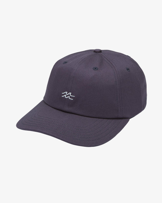Bilabong Men's Key Wave Snapback Cap Blue Rinse 24A551527-RNE