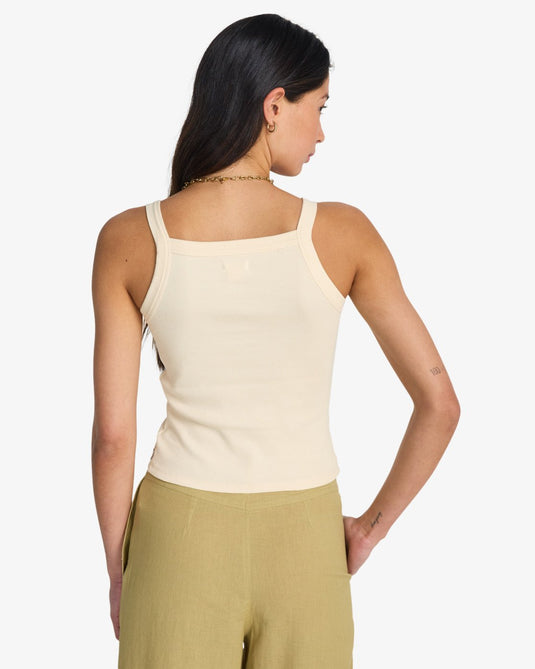 Billabong Women's Day Trip Forever Vest Top White Cap 24B022506-WCP