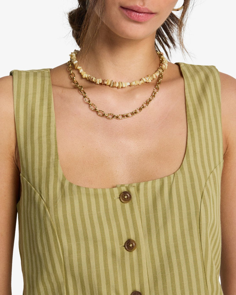 Load image into Gallery viewer, Billabong Women's Another Wave Vest Top Cedar 24B043503-CED
